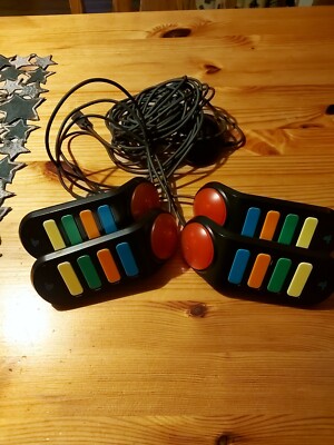 4x Original Sony Buzzer Controller Playstation 2 PS2 Kabelgebunden Top-Zustand