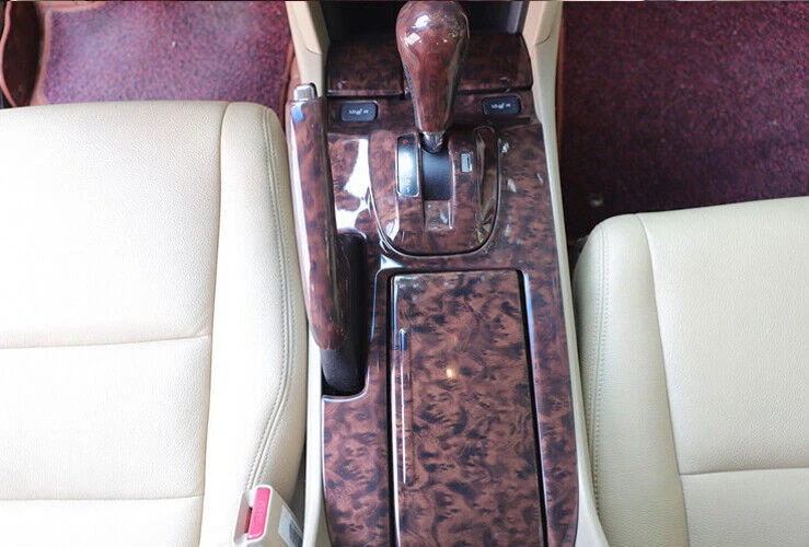 Cubierta de freno de mano para consola central de grano de madera para Honda Accord Crosstour 2008-2013 Foto 3 de 4