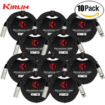 Kirlin 3FT 3-Pin XLR Maschio A Femmina 20AWG Cavo Microfono - Foto 9