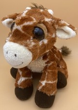 Aurora Medium Gallop Giraffe Dreamy Eyes Enchanting Stuffed Animal Brown 10"