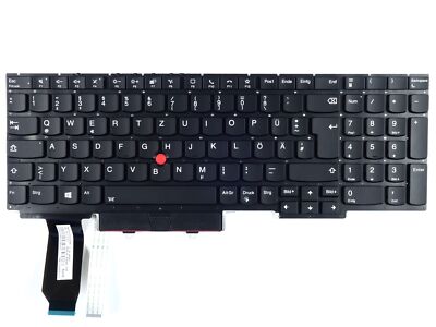 Tradebit Tastatur für Lenovo ThinkPad E15 2020 GEN2 G2 Gen DE QWERTZ Beleuchtet