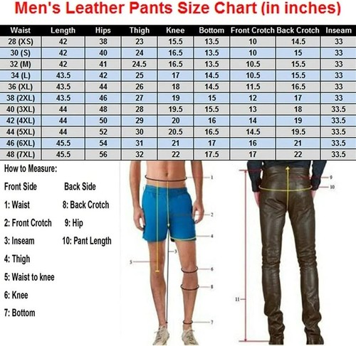 Men's 100% HANDMADE Cowboy Jim Morrison Light Brown Real Sheepskin Leather Pants - Picture 6 of 6