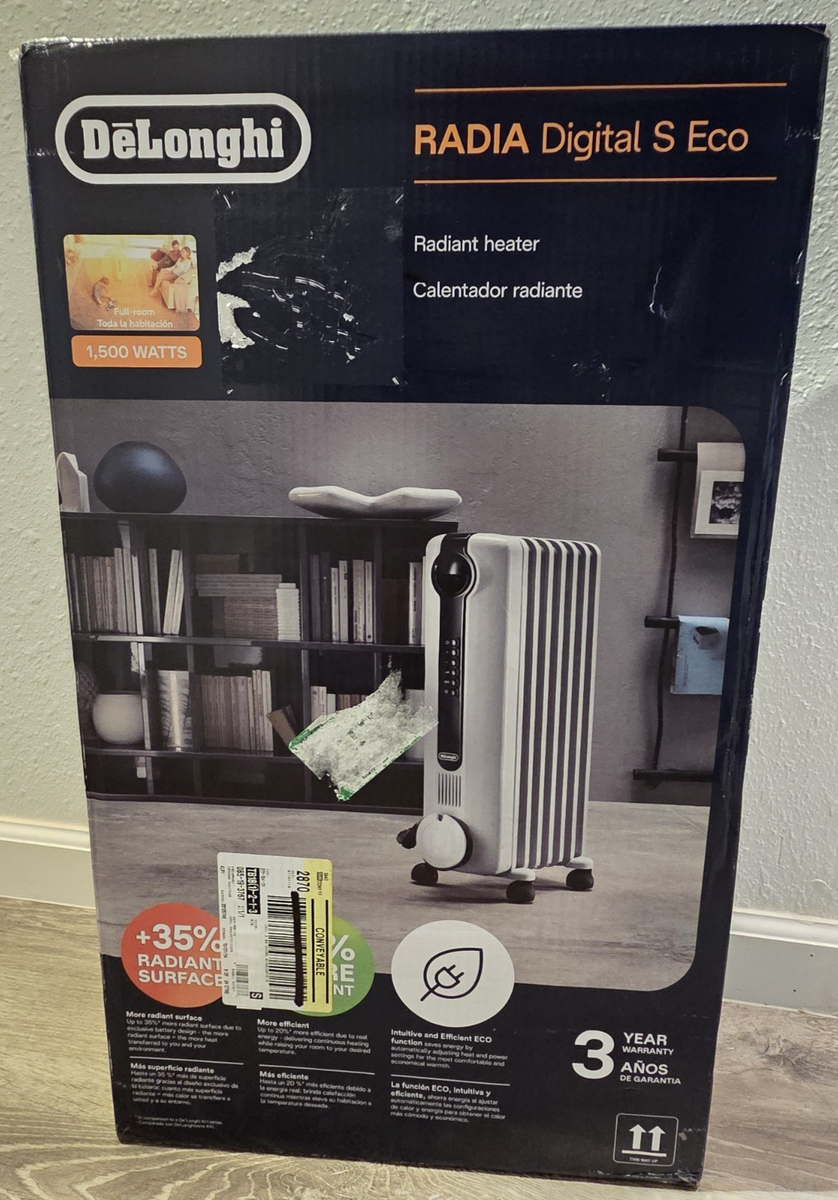 Delonghi TRRS0715E-6A Radia Digital S Eco Radiant Heater