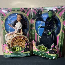 ✨Mattel Wicked Movie Elphaba & Nessarose Dolls Set Bundle (NEW, SEALED) Witch