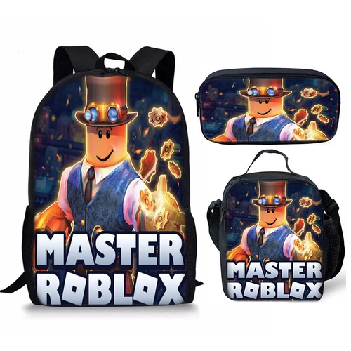 Roblox Game Backpack School Rucksack Shoulder Bag Lunch Bag Pencil Kids Gift new - Picture 22 of 50