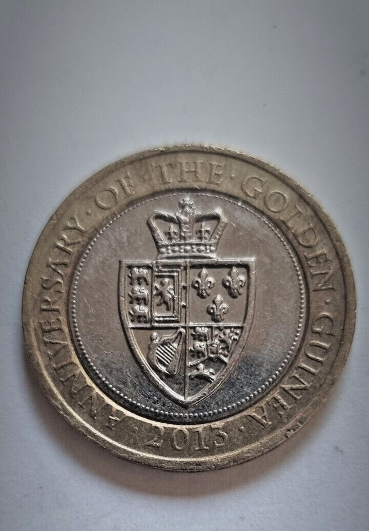 Rare Anniversary Of The Golden Guinea 2 Coin 2013 With Minting Error rare-anniversary-of-the-golden-guinea-2-coin-2013-with-minting-error