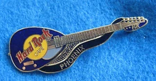 PHOENIX BRIAN JONES *ROLLING STONES* BLUE TEAR DROP GUITAR Hard Rock Cafe PIN
