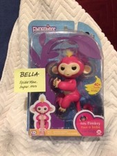 Authentic WowWee Fingerlings BELLA Pink Baby Monkey - Mint in Box       
