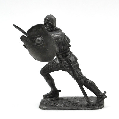 54mm Miniatur Mittelalter Ritter 15. Jahrhundert Mittelalter 1:32 Metall Figur