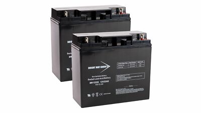 Gemini 1 Medine Industries Wheelchair Replacement Battery Set of 2
