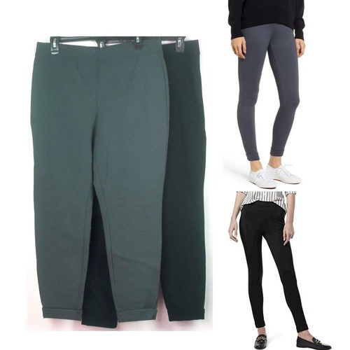 Womens Hue Fleece Lined Knit High-Waist 
