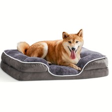Orthopedic Dog Bed Small Large Dogs Supportive Foam Detachable Waterproof Lining