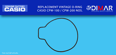 Replacement Casio Junta/ Back Seal Rubber, O-Ring, For CPW-100 / CPW-200 NOS.