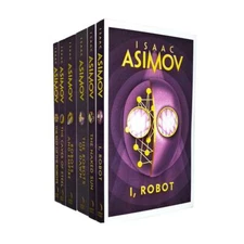 Isaac Asimov Robot Series 6 Books Collection Set (I, Robot, The Robots of Dawn..