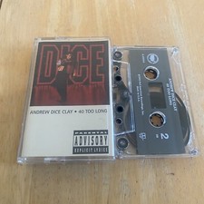 Andrew Dice Clay 40 Too Long Cassette Rare USA Import Comedy Tape