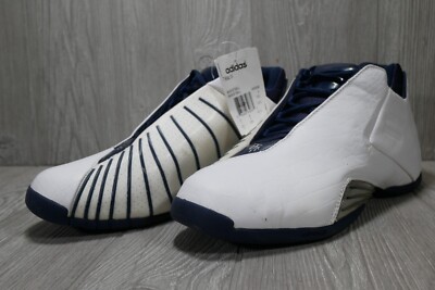2006 Rare Adidas T-Mac 3 Restomod Orlando White Leather Shoes