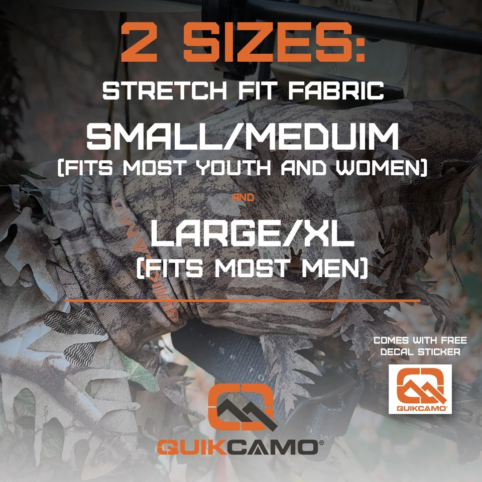 3D Leafy Camo Gloves, Lightweight, Mossy Oak and REALTREE Camo - Image 3 of 4