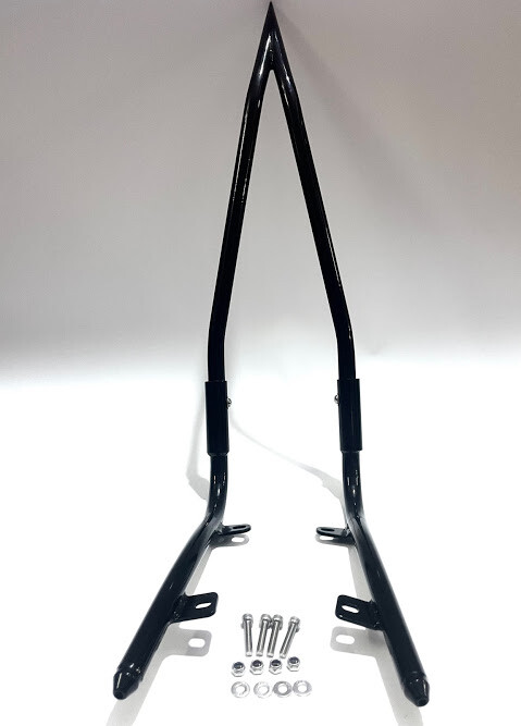 Passenger Backrest Sissy bar BLACK Tall Fit Honda Fury VT1300CX