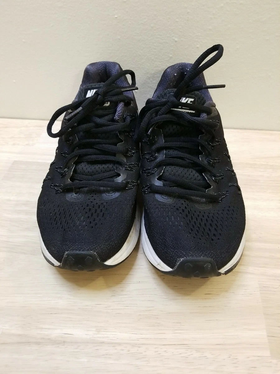 Nike Zoom Pegasus 33 Black Running Sneakers 831352 001 Men s Size 8