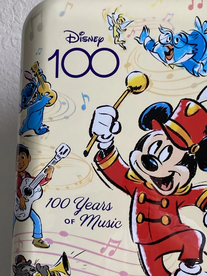 Bioworld Disney 100 Years Of Music And Wonder 20” Carry On Spinner Suitcase NEW - Image 4 of 4