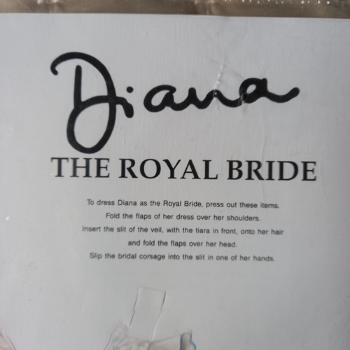 Princess Diana The Royal Bride Cardboard Dress Up Doll With Outfits - Picture 3 of 5