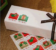 4 pages CHRISTMAS Merry XMAS Gift Packaging W...
