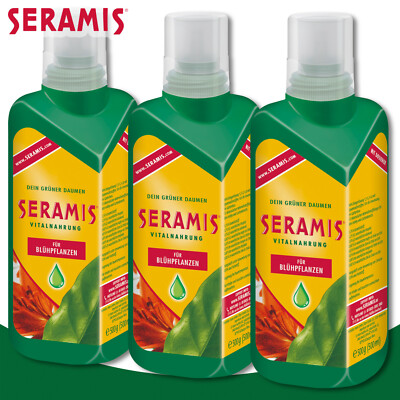 5 X SERAMIS® Vitalnahrung Für Blühpflanzen, 500 Ml | Fruugo DK