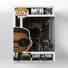 Will Smith Signed Funko Pop 715 Men In Black MIB 'Agent J & Frank' Will Smith Au