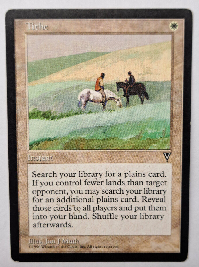 Magic the Gathering Tithe Visions