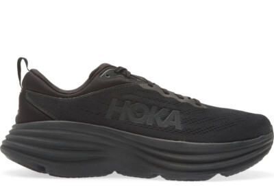 HOKA ONE ONE Men's Bondi 8 Running Shoes All Black Size 8 D US