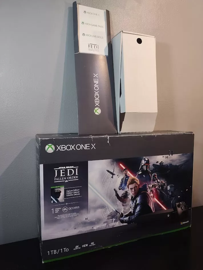 BOX INSERTS Xbox One X 1TB Star Wars Jedi Fallen Order System