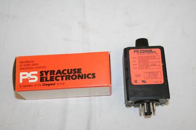 PS Syracuse TVR/D-00320 Time Delay Relay 3 to 300 Sec. 115VAC/DC TVR/D00320 NOS