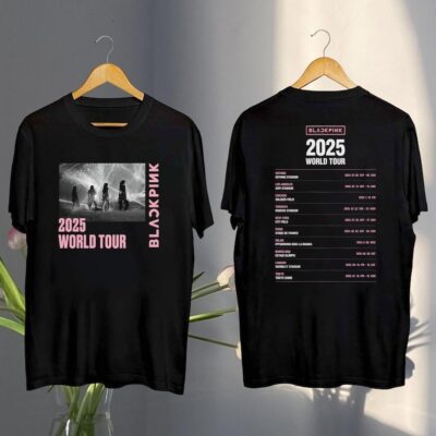 Black Pink World Tour 2025 T-Shirt, Black Pink 2025 Concert