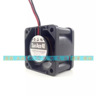 Sanyo 109P0424H302 4028 DC24V 4cm 2pin Inverter Cooling Fan