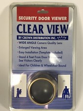security door viewer clear view peephole