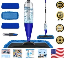 800ml Refillable Spray Mop with Anti-Leakage Craftsmanship and 360° Rotation