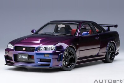 オートアート 1/18 77464 NISMO R34 GT-R Z-tune AUTOart 77464 1/18 NISSAN SKYLINE NISMO R34 GT-R Z-tune Midnight
