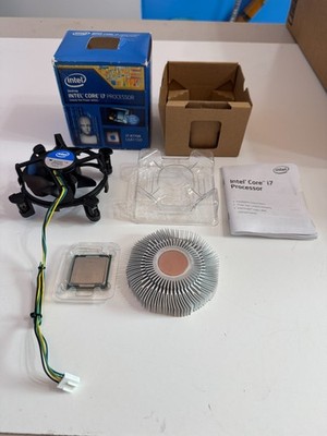 Intel Core i7-4770K 3.5GHz LGA1150 BX80646I74770K SR147 Box Heatsink Fan Tested