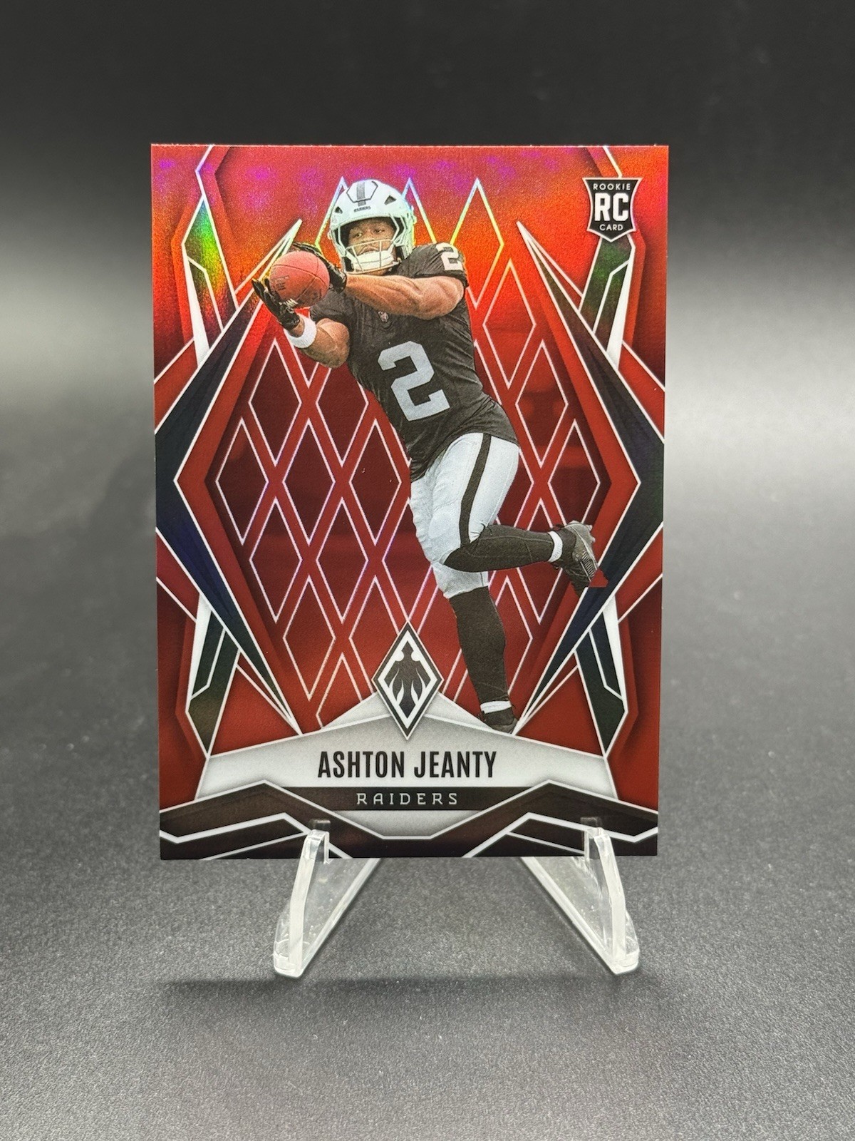 2025 Panini Phoenix ASHTON JEANTY #158 RC Rookie Red /99