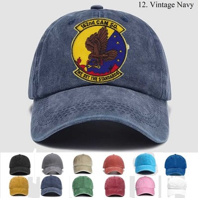 Customized Personalization Embroidered Hat  162nd Cam Squadron, Trucker Hat