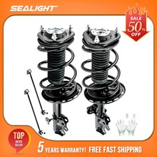 4PC Front Complete Strut Assembly & Sway Bar Link Kits for 2006-2012 Toyota RAV4