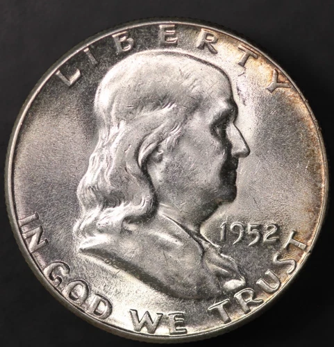 1952  FRANKLIN HALF DOLLAR FRESH FROM ORIGINAL COLLECTION | LOT BB-895