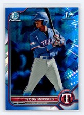 2022 Bowman Chrome 1st Sapphire Edition #BCP-200 Yeison Morrobel Rangers