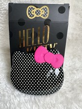 SEPHORA Hello Kitty, Hello Pretty Compact Mirror, NIB! Black w/ White Polka Dots