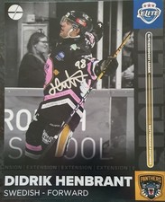 DIDRIK HENBRANT - Signed 10x8 Photo - SPORT - ICE HOCKEY NOTTINGHAM PANTHERS