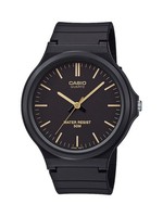 Casio Armbanduhr MW-240-1EVEF Analog Casio Collection Deutlich Resinband Schwarz