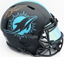 Jason Taylor Signed Dolphins Eclipse Black Full Size Speed Authentic Helmet JSA