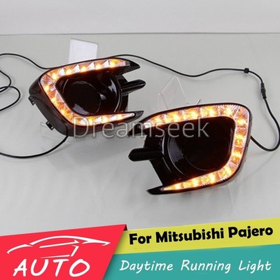 LED TFL für Mitsubishi Montero Pajero 2013 2014 2015 DRL Licht Fog Lampe Blinker