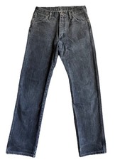 Vintage Wrangler Black Jeans 13MWZ Made in USA Cowboy Cut 30 x 32 Western Logo