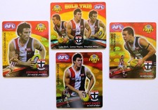 2007 Smith's Crisps AFL Gold Footy Classic Tazos: ST KILDA (Saints) ... Set of 4